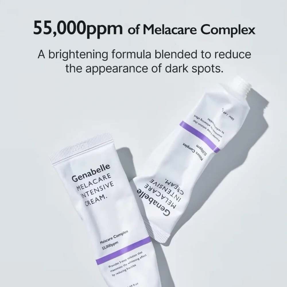 Genabelle Melacare Intensive‎ Cream Dark Spot Corrector 55,000ppm 1.69 oz READ